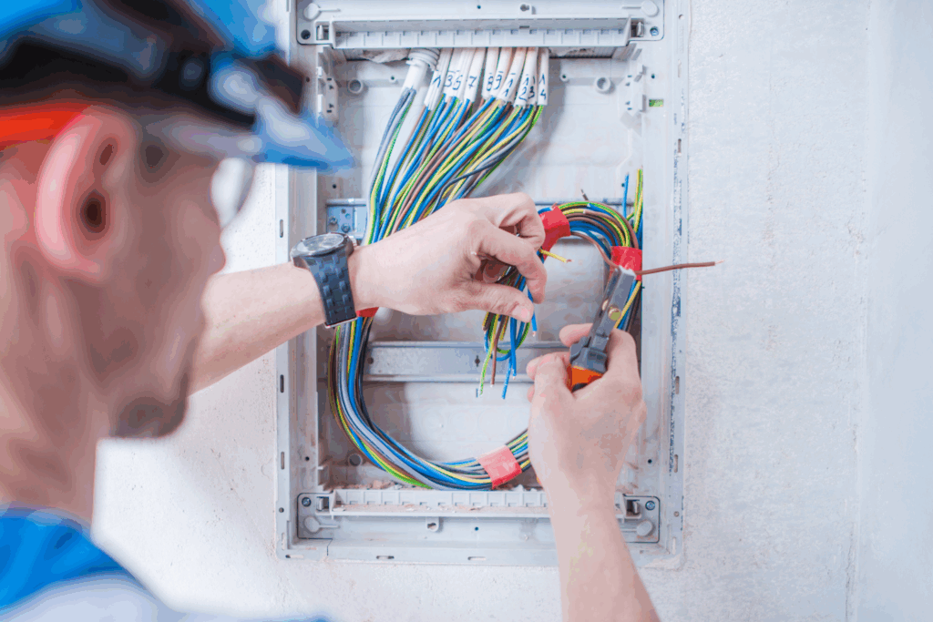 13 polige stekker aansluiten