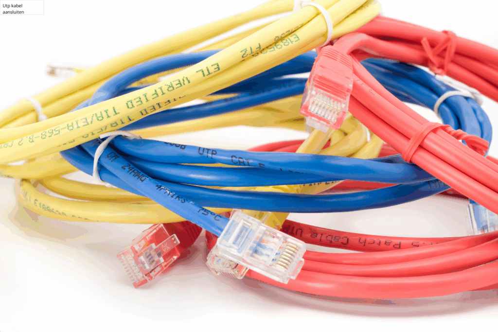 UTP-kabel aansluiten