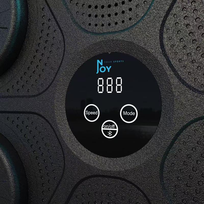 Leddisplay van de Action boksmachine met de knoppen Speed, Mode en on/off